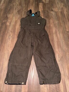 Berne Softstone Insulated Kids Bibs size XS